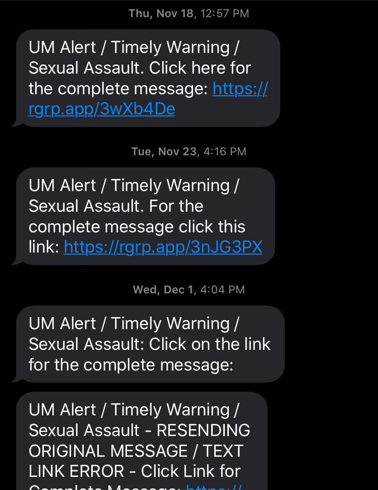 text alerts